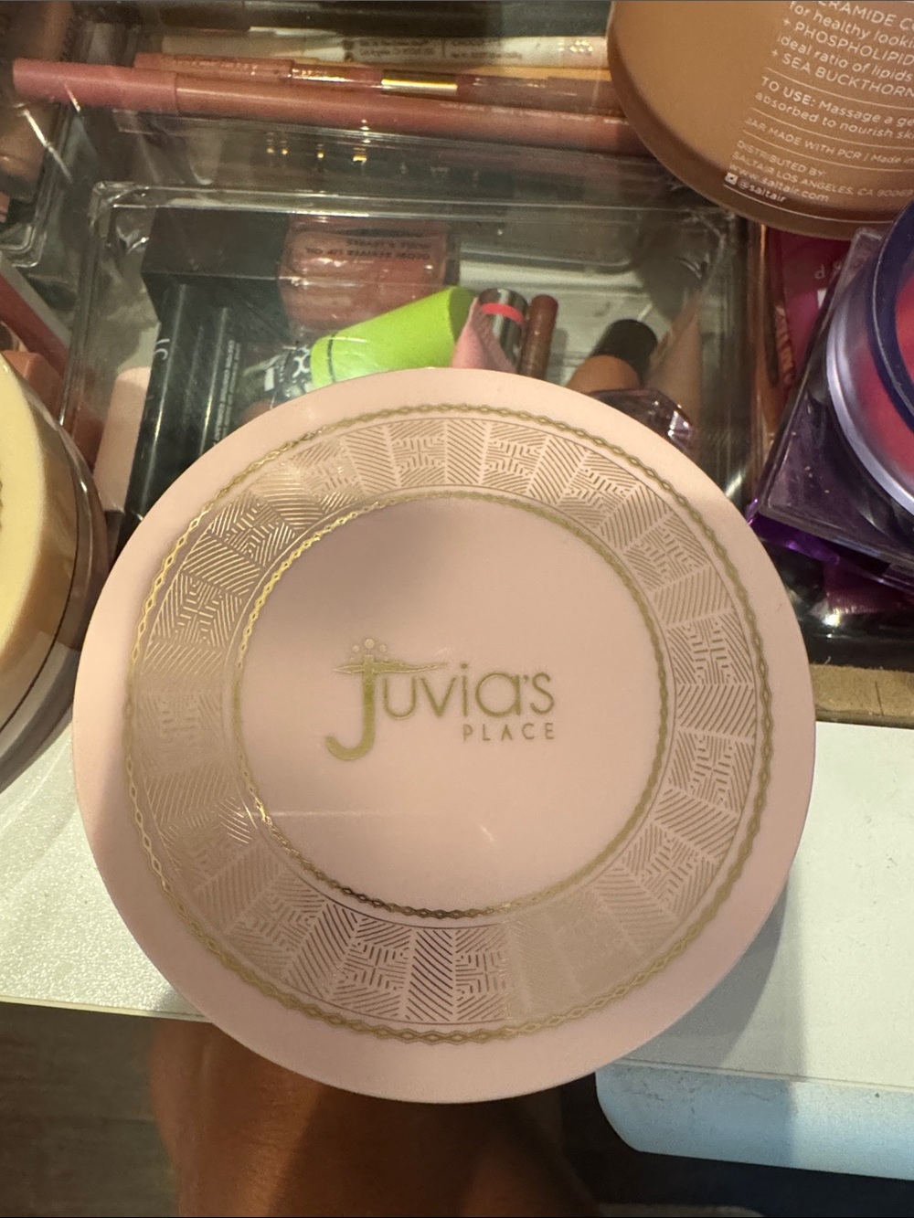 Juvia's Place Pink cotton candy setting powder
